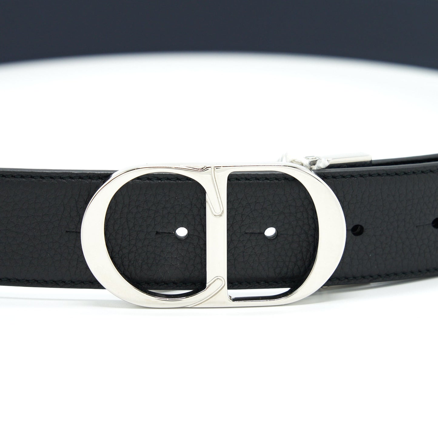 Dior Size 110 Men’s Belt Black/Navy SHW