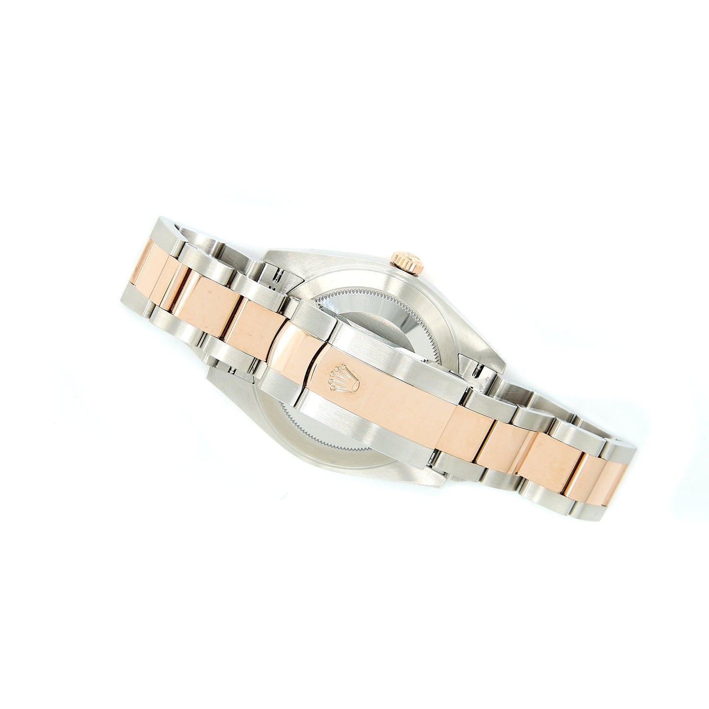 Rolex Datejust 41mm Oystersteel And Everose Gold Features A Sun Dust Diamond Set Dial M:126331-0007
