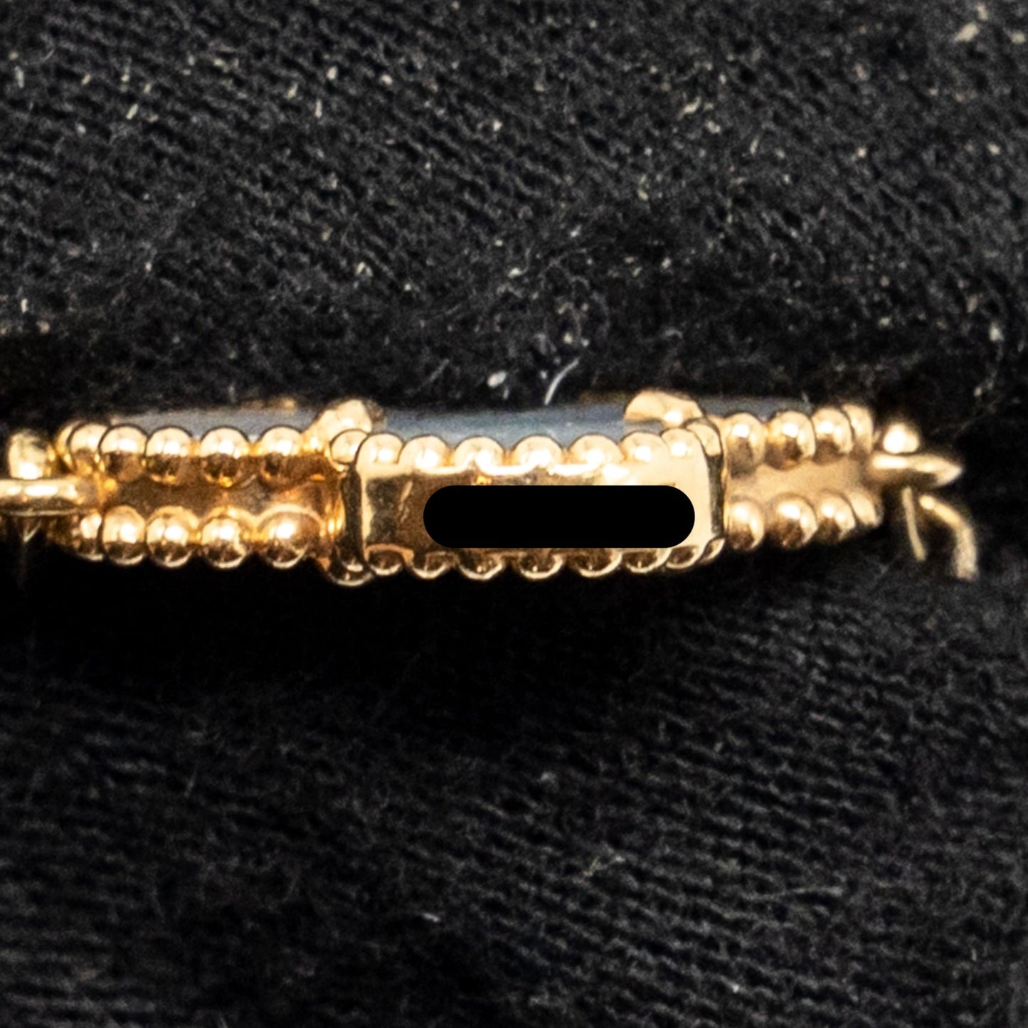 Van Cleef & Arpels Vintage Alhambra Bracelet, 5 Motifs, Yellow Gold/Mother-of-Pearl