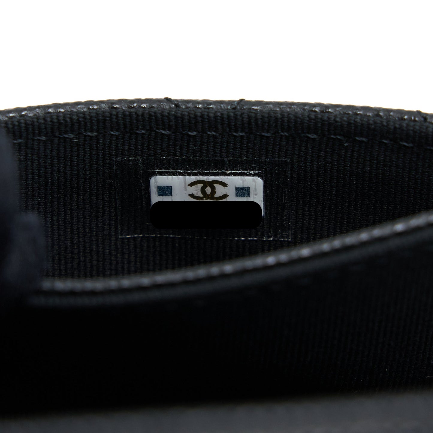 Chanel 23C Limited Edition Card Holder Caviar Black GHW (Microchip)