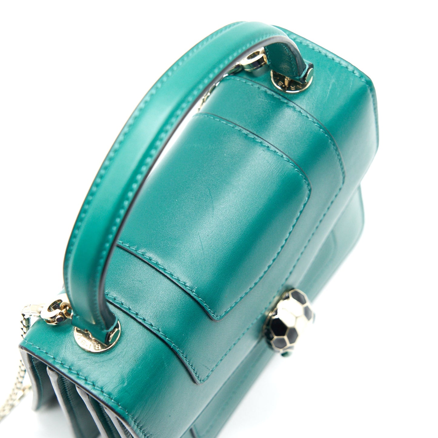 BVLGARI SERPENTI FOREVER CROSSBODY BAG GREEN