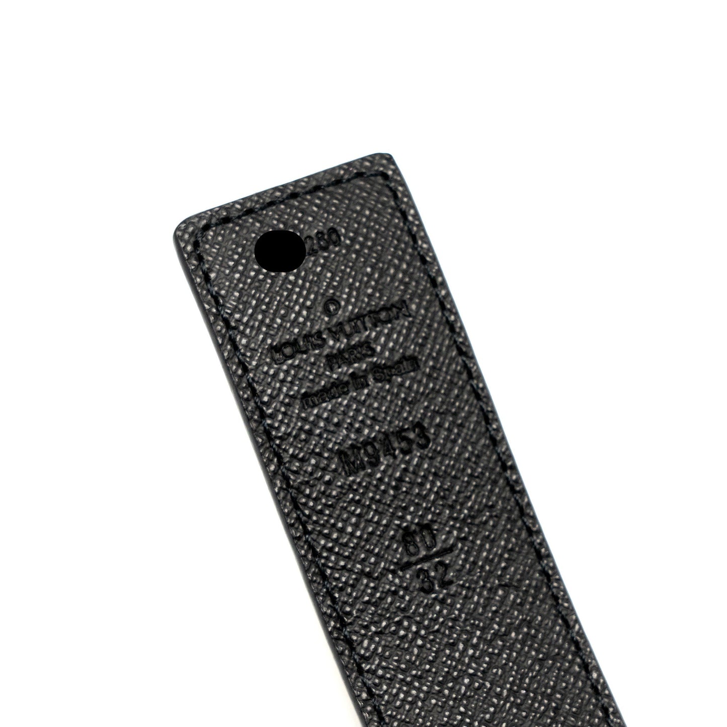 Louis Vuitton Size 80 Belt Monogram Canvas Black GHW