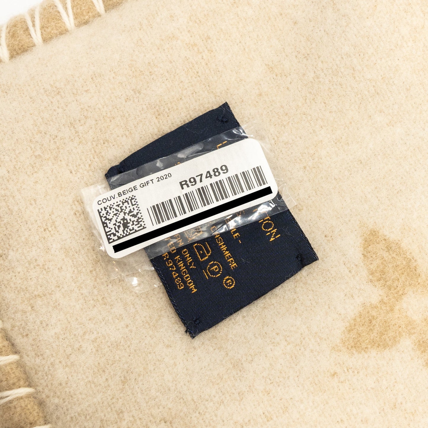 Louis Vuitton Giant Monogram Blanket Wool/Cashmere Beige