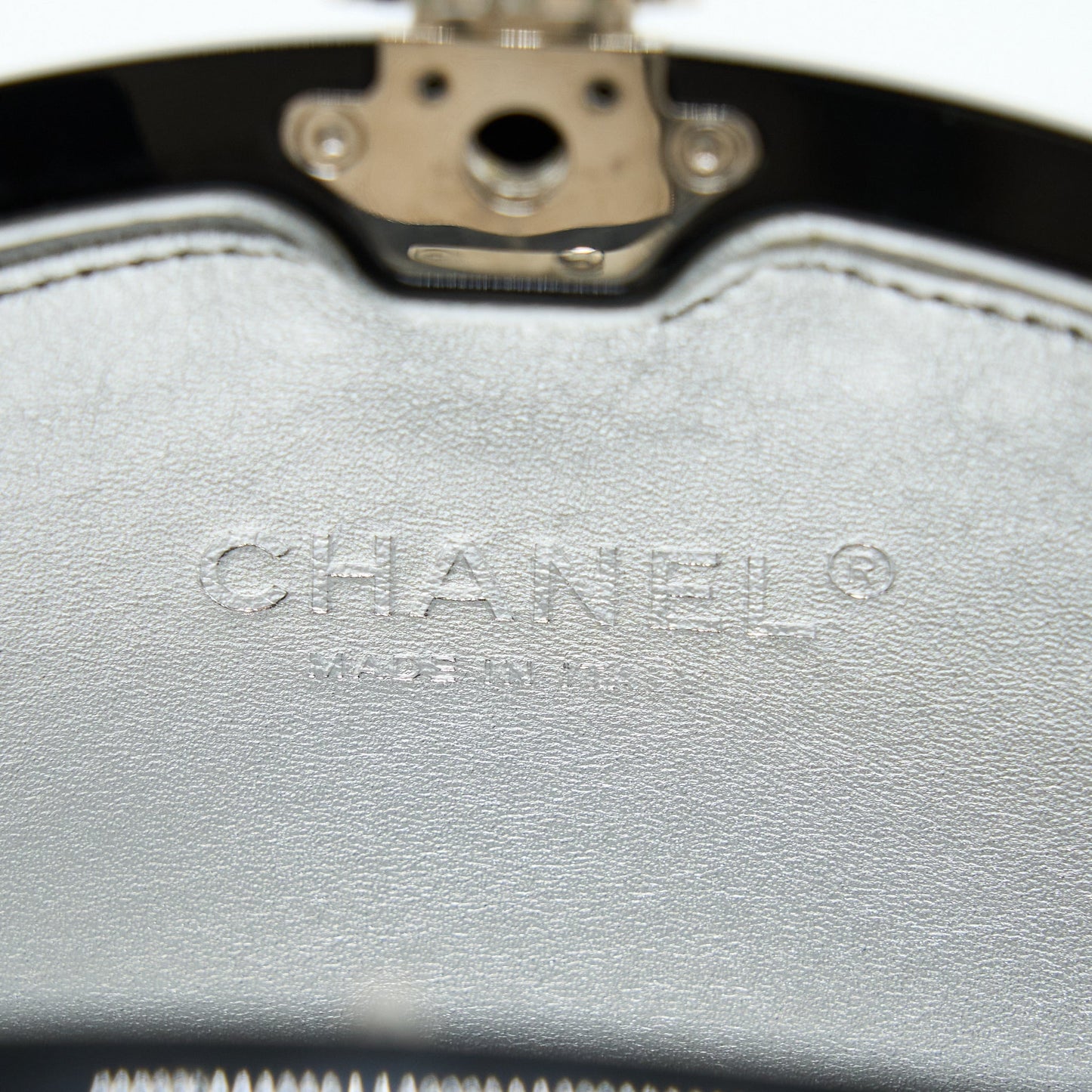 Chanel Runway Orb-shaped Evening Clutch Black with Crystal / Crystal Chain