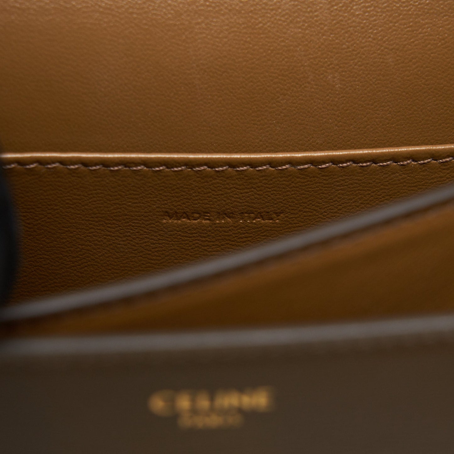 Celine Teen Classic Box Bag Calfskin camel GHW