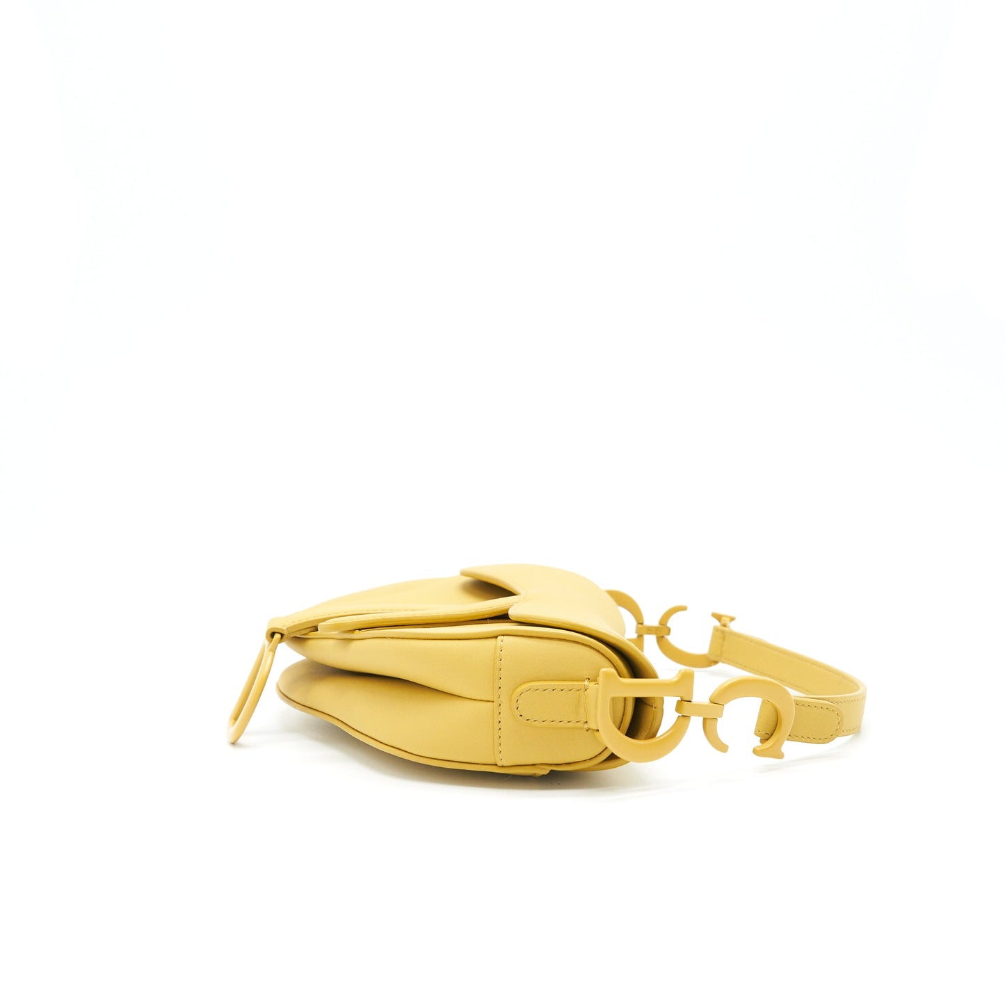 Christian Luxury Dior Ultra-Matte Mini Saddle Bag Calfskin