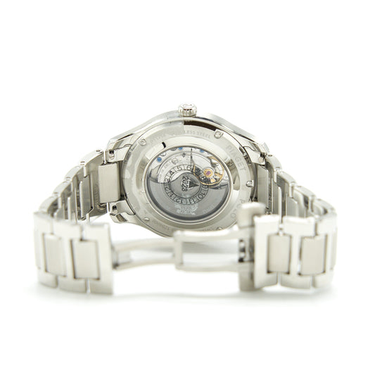 Piaget Polo Date steel Watch 36mm Blue Dial Model G0A46018