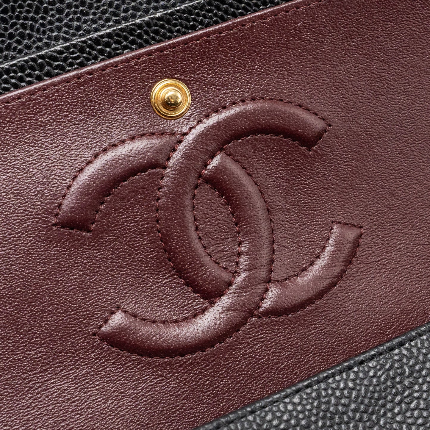 Chanel medium classic Double flap bag caviar black GHW