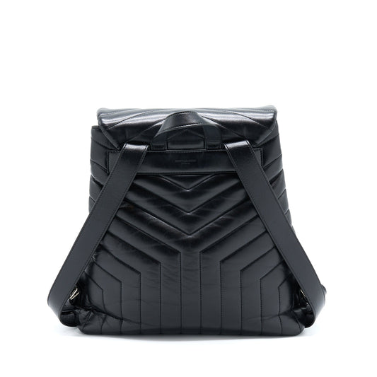 Saint Laurent/YSL Lou Lou Backpack Black SHW