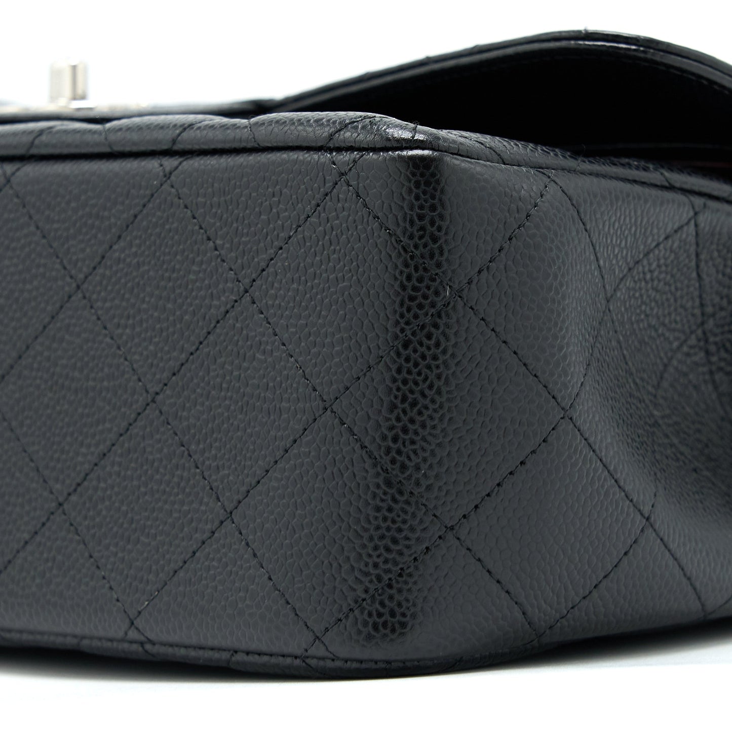 Chanel Jumbo Classic Double Flap Bag Caviar Black SHW