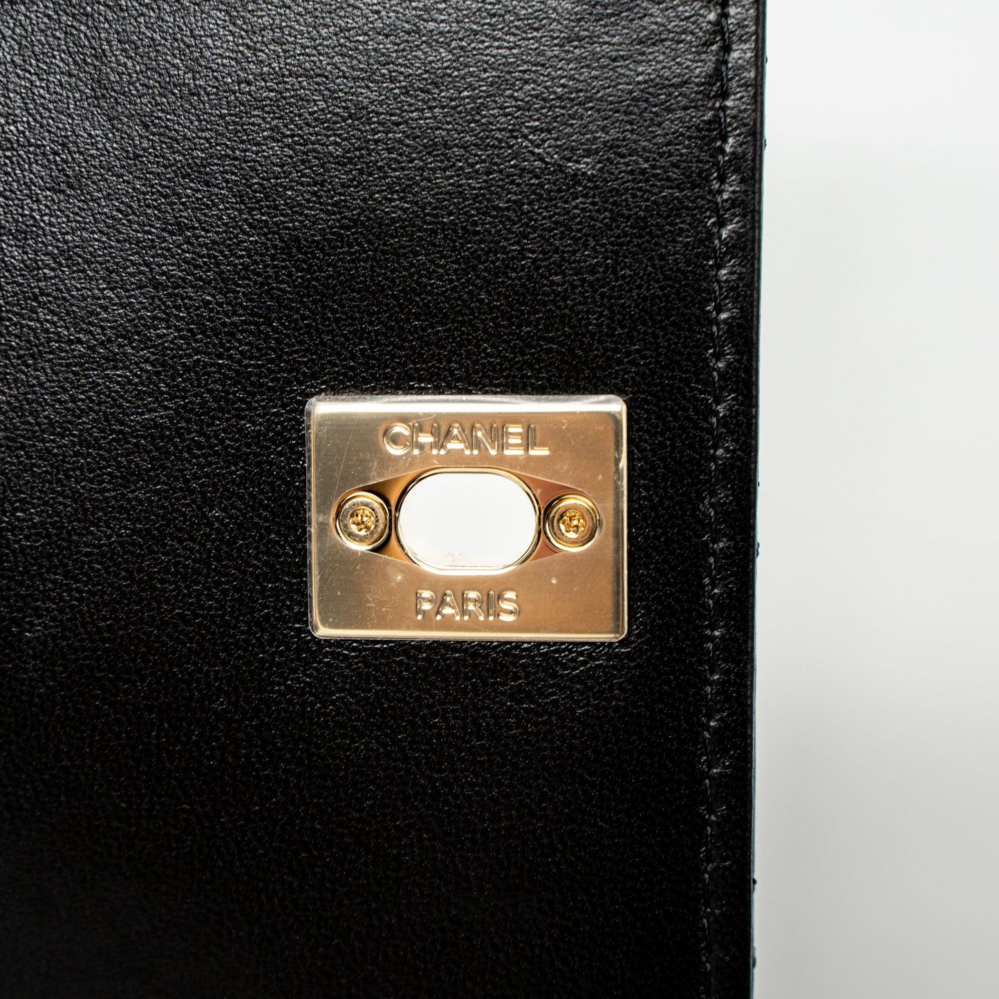 Chanel Mini Trendy CC Wallet on Chain Lambskin Black LGHW (Microchip)