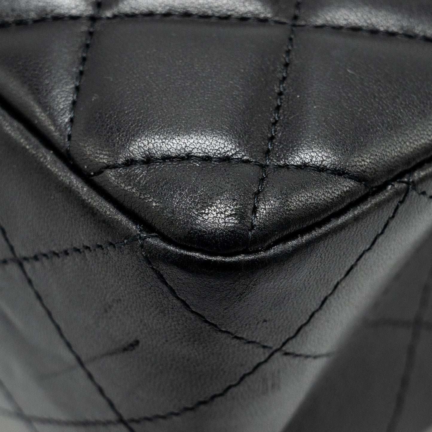 Chanel Jumbo Classic single Flap Bag Lambskin Black SHW