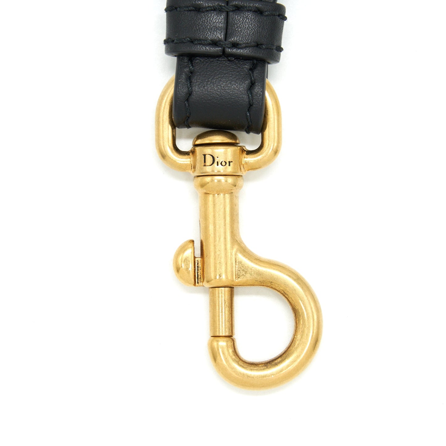 CHRISTIAN Luxury Dior SHOULDER STRAP BLUE