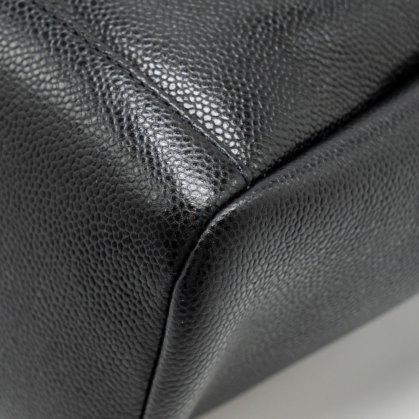 Chanel Business Affinity Drawstring Bucket Bag Caviar Black GHW