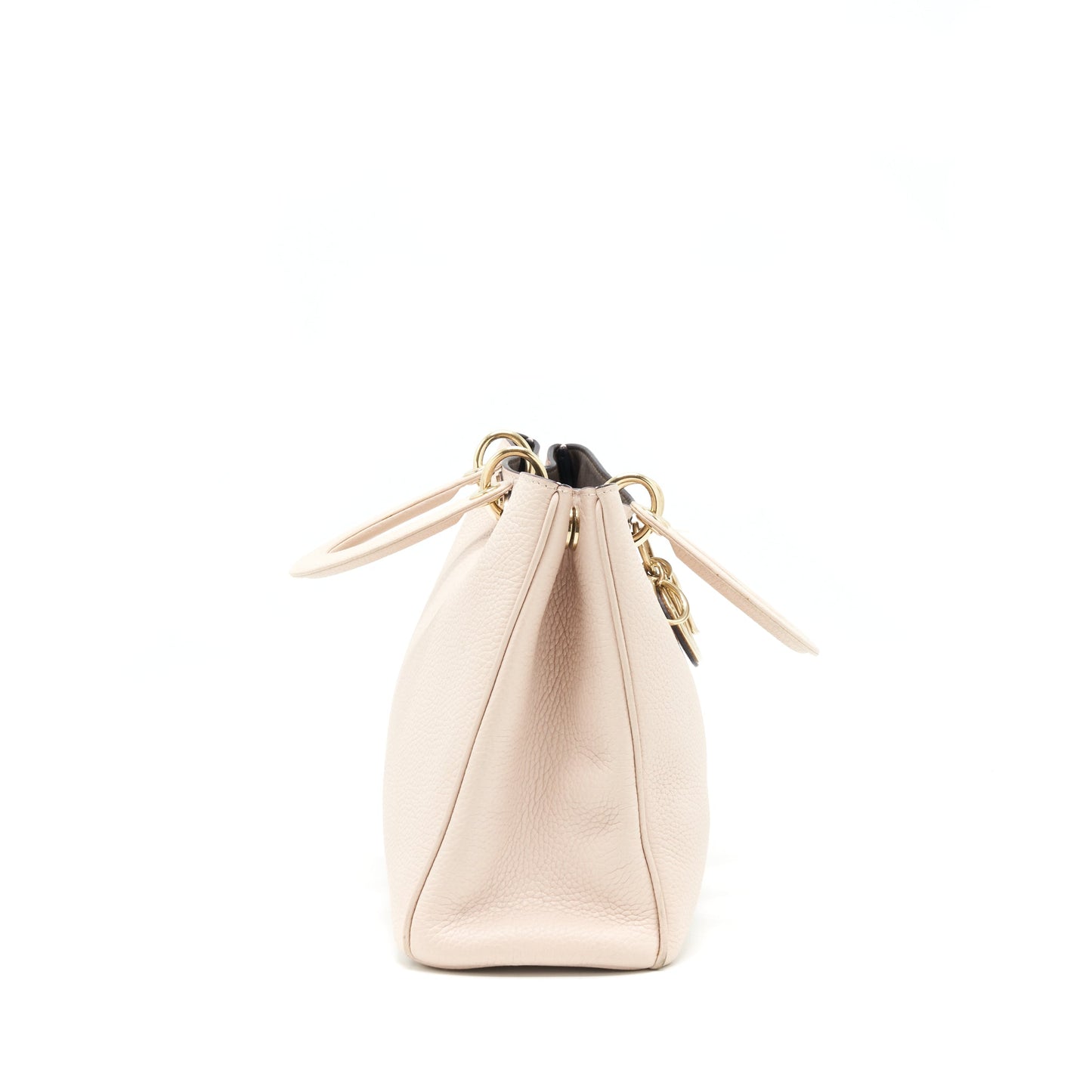Luxury Dior Vip Luxury Diorissimo Tote Bag Grained Calfskin Beige GHW