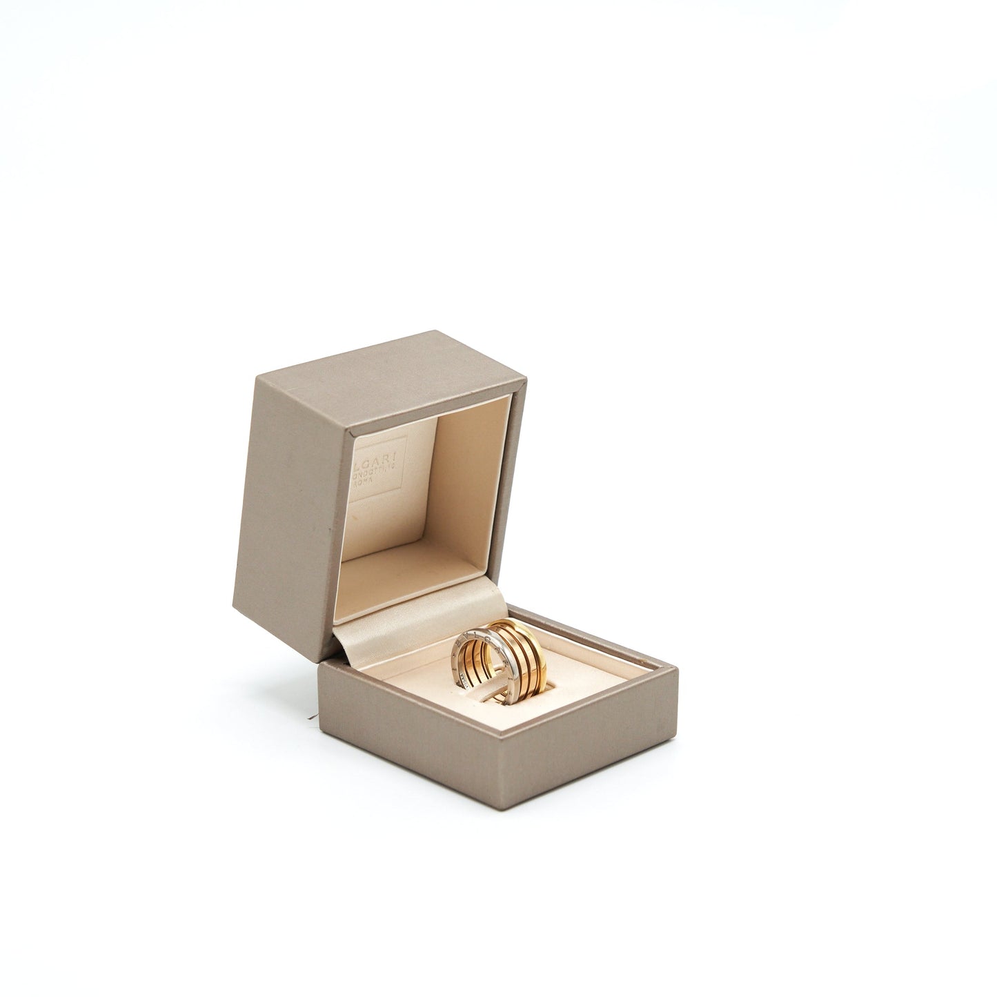 Bvlgari Size 53 B.Zero1 Tri-Colour Gold Ring