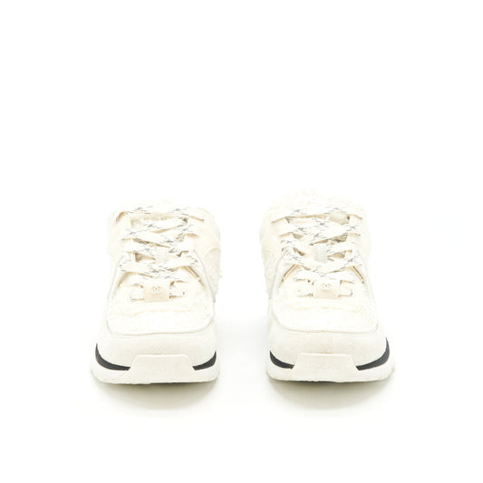 Chanel Size 35 Sneakers White (Size Run Small)