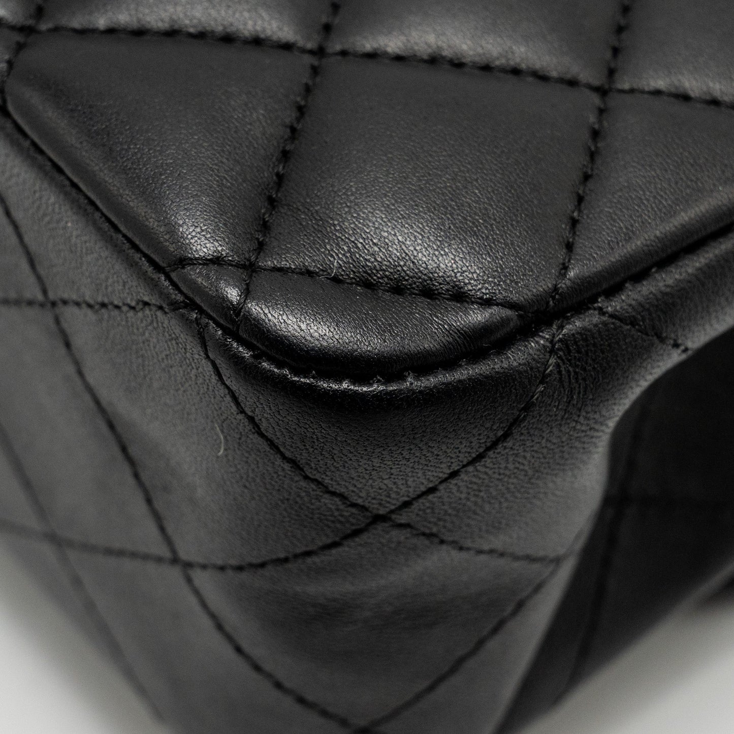 Chanel Medium Classic Double Flap Bag Lambskin Black GHW
