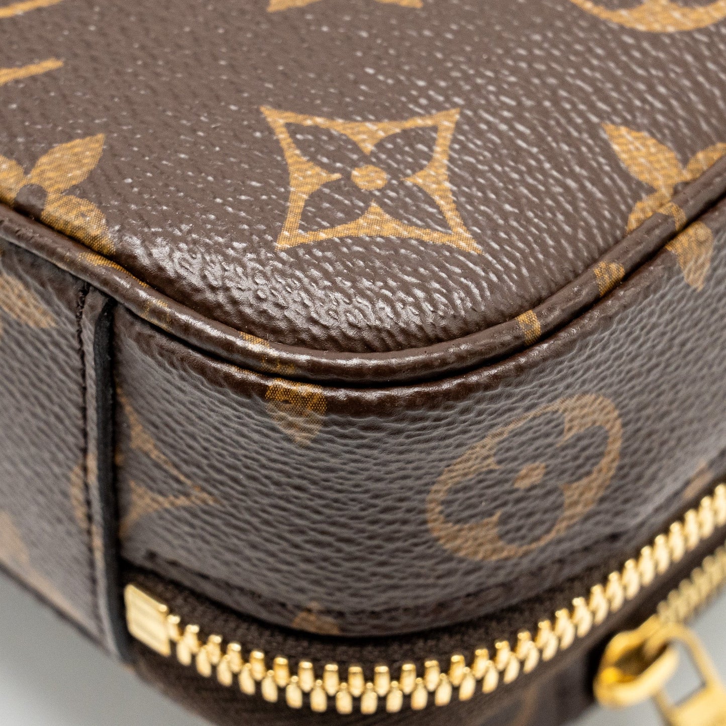 Louis Vuitton utility crossbody bag monogram canvas GHW
