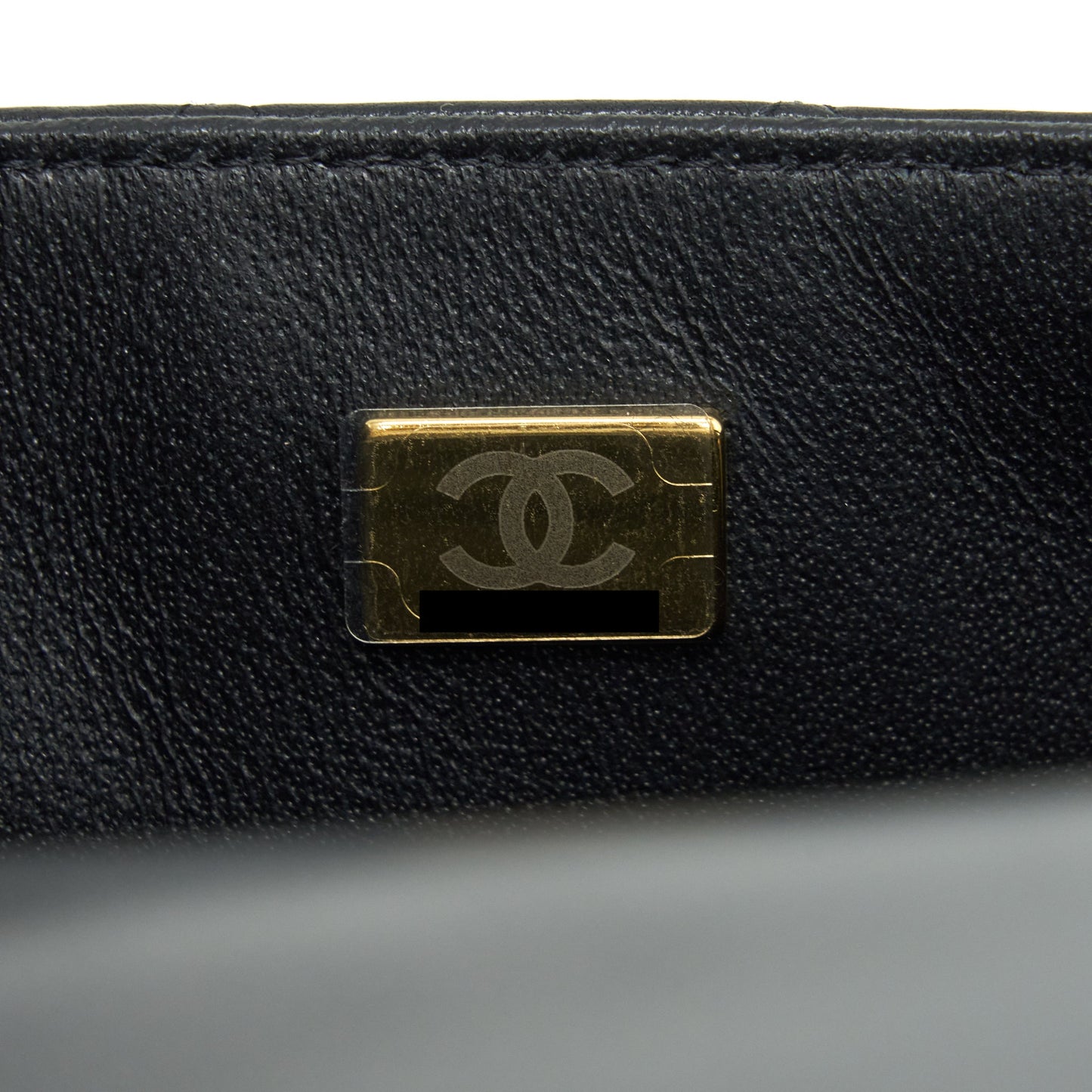 Chanel Mini Rectangular Flap Bag Lambskin Black LGHW(Microchip)