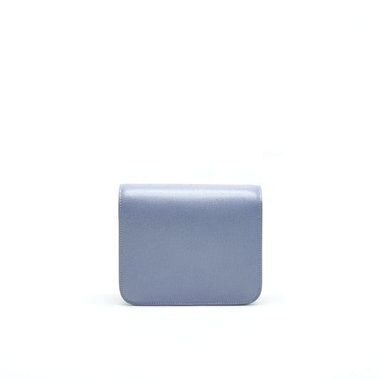 CELINE TEEN CLASSIC BAG IN CALFSKIN LIEGE ARCTIC BLUE