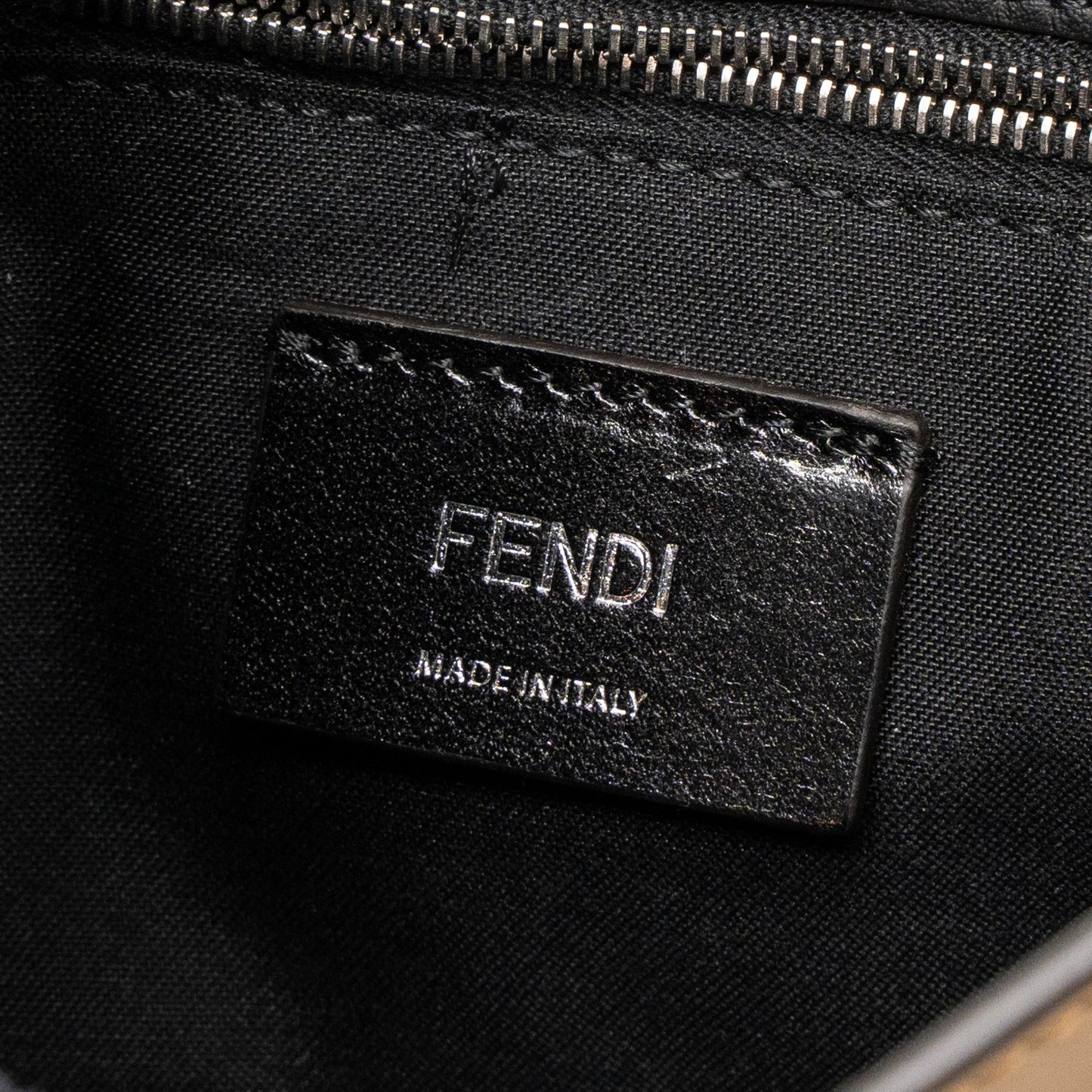 Fendi Vitello Grace Expand Flap Bag Calfskin Light Brown SHW