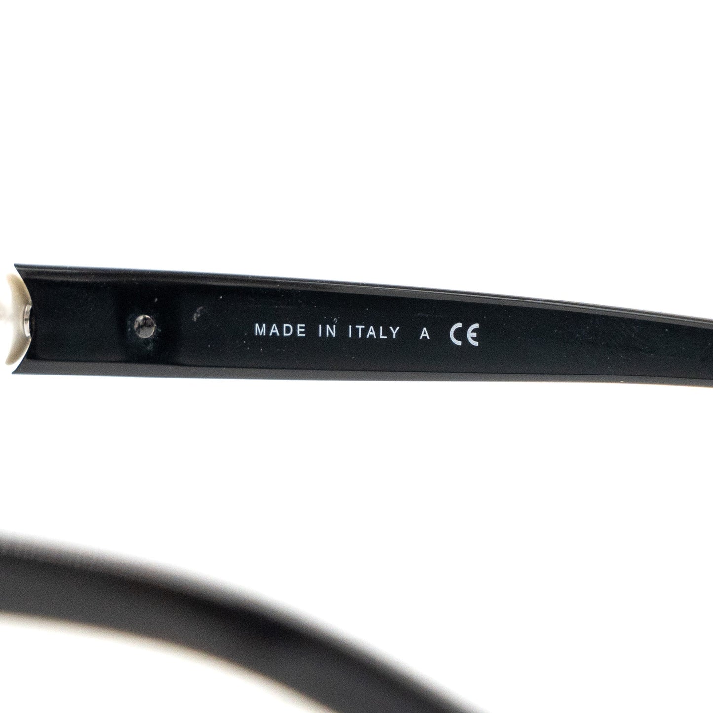 Chanel sunglasses with pearl black/ white SHW