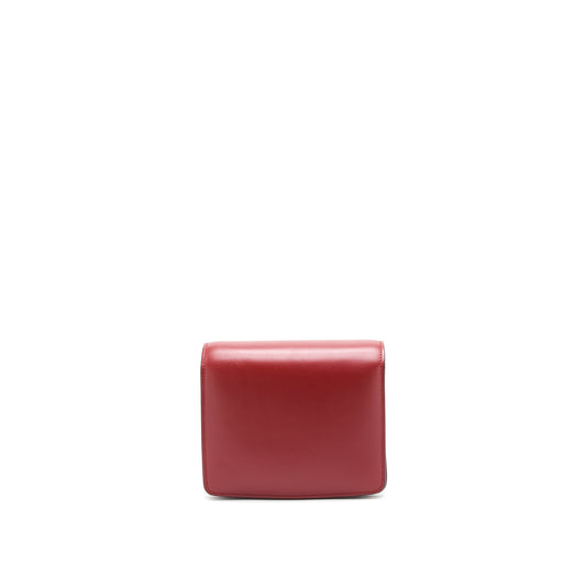 Celine small Classic Box Bag Red with GHW