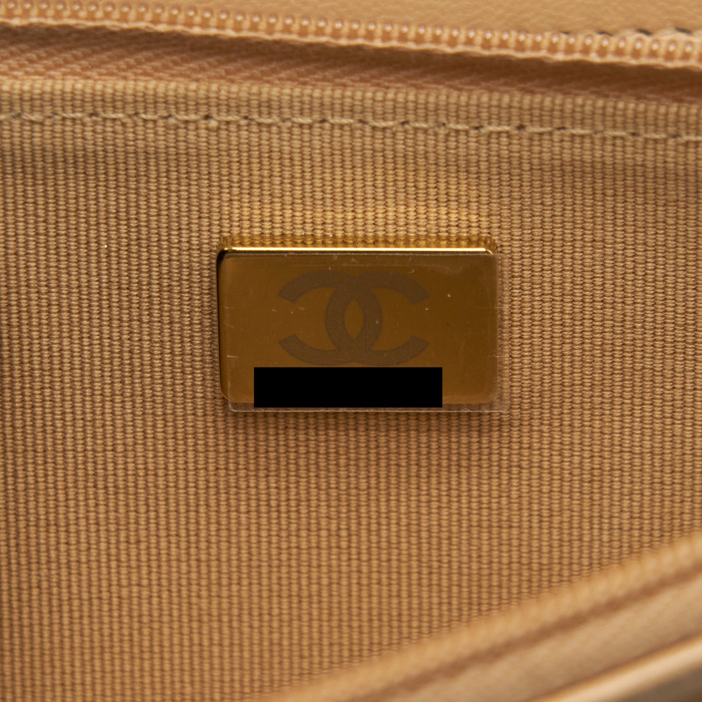 Chanel Classic Wallet On Chain Lambskin Beige LGHW(Microchip)