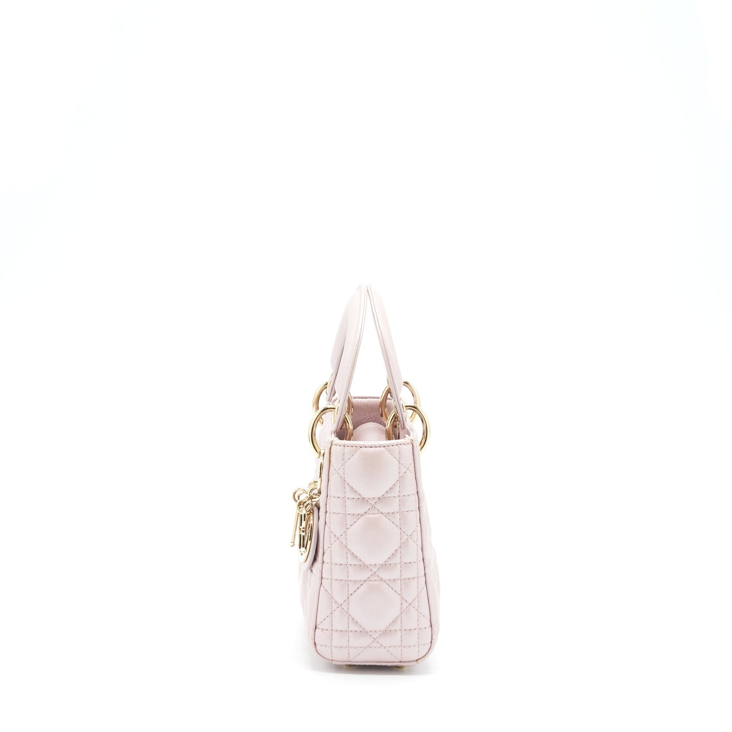 Luxury Dior Mini Lady Luxury Dior Lambskin Pink GHW