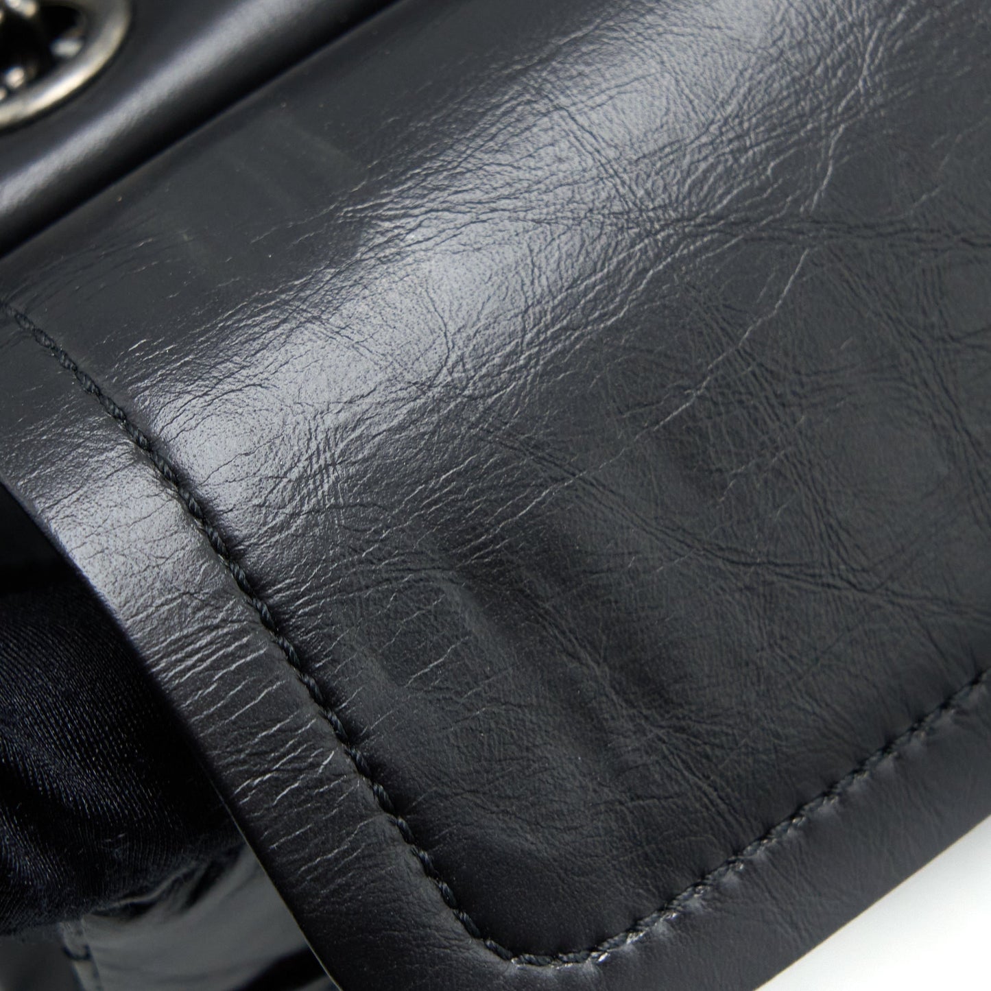 Chanel Small 2.55 225 Reissue Flap Bag Aged Calfskin Black Ruthenium SHW