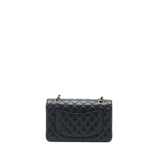 Chanel Small Classic Double Flap Bag Caviar Black GHW (Microchip)