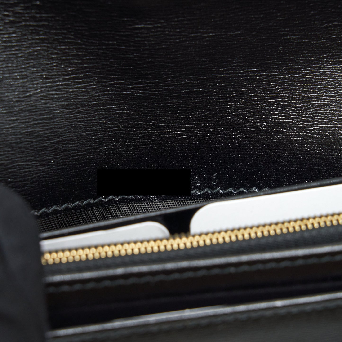 Gucci Jackie 1961 Chain Wallet Black GHW