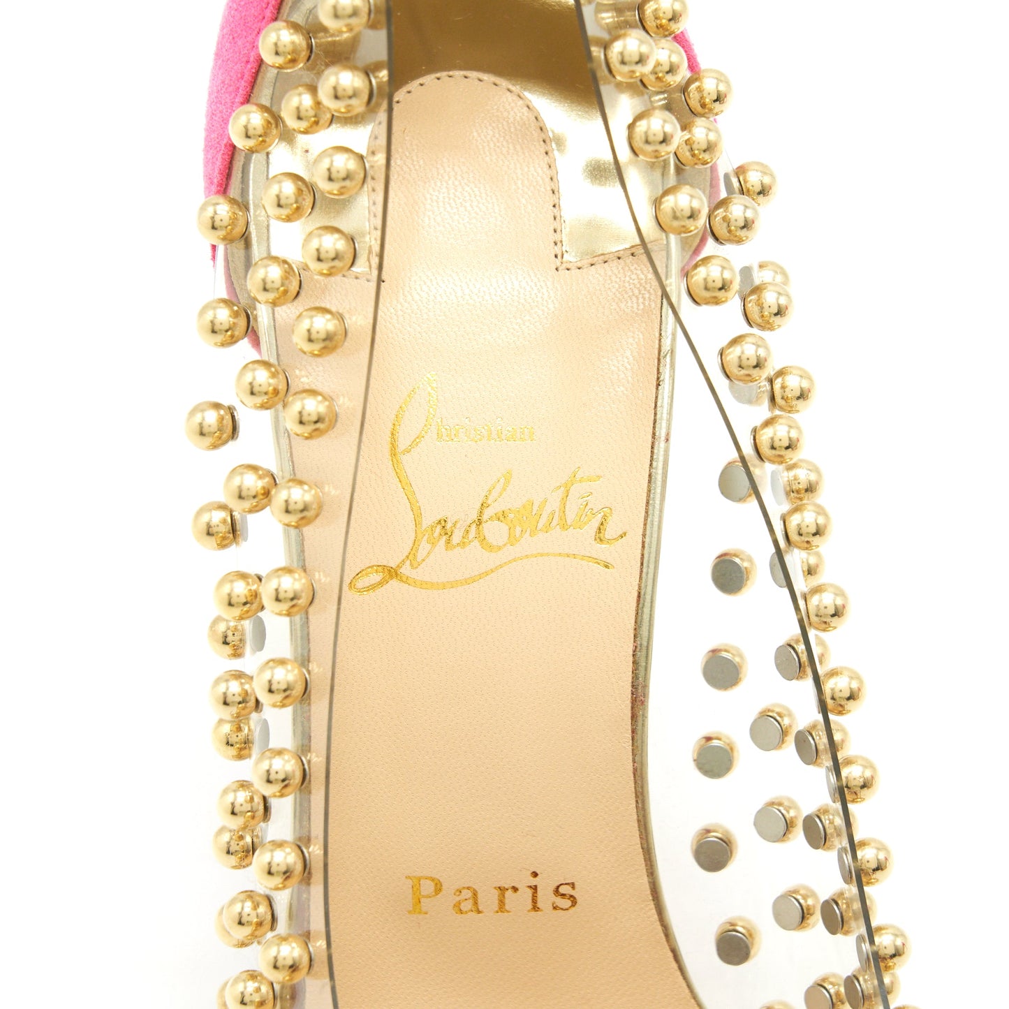 Christian Louboutin Size 38 transparency High Heel Shoes