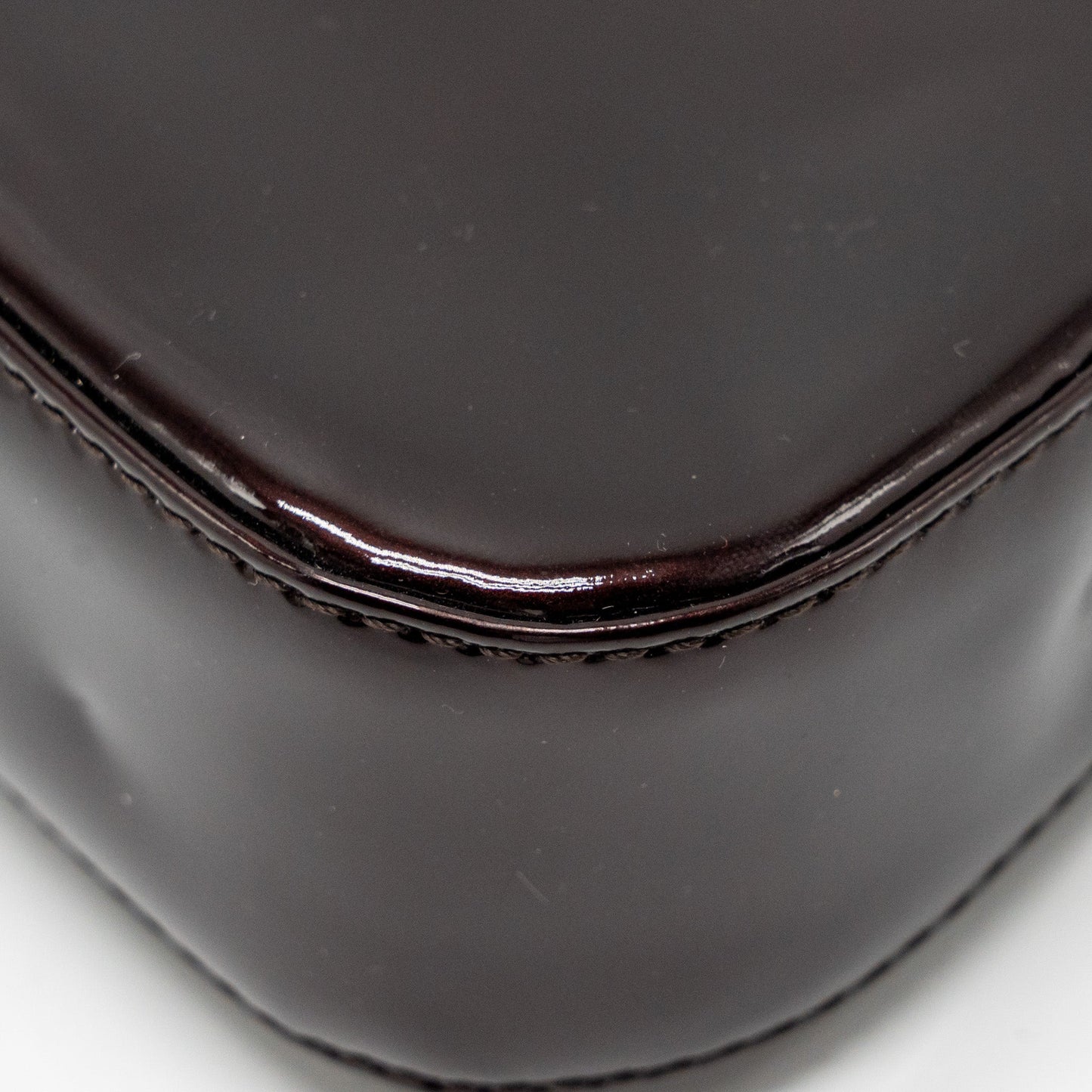 Louis Vuitton sobe clutch patent leather dark purple GHW