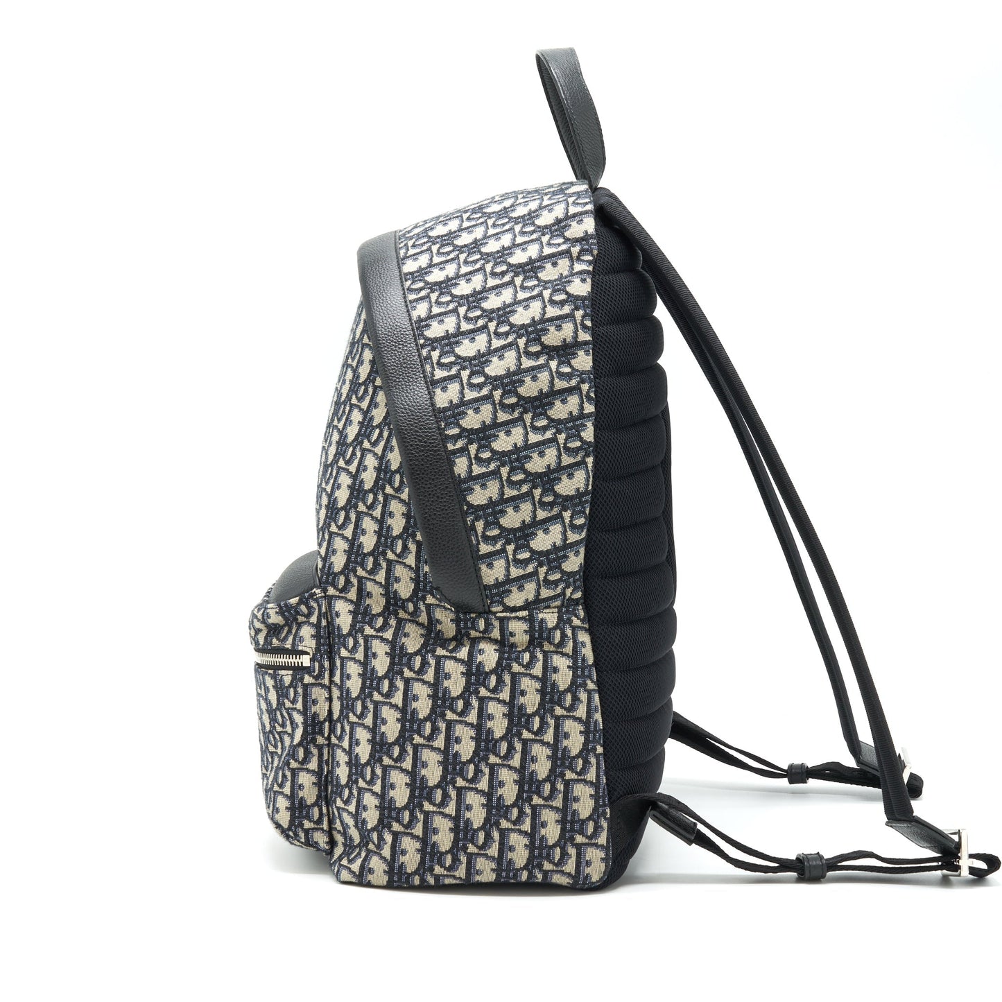 Luxury Dior Rider Backpack Beige And Black Luxury Dior Oblique Jacquard