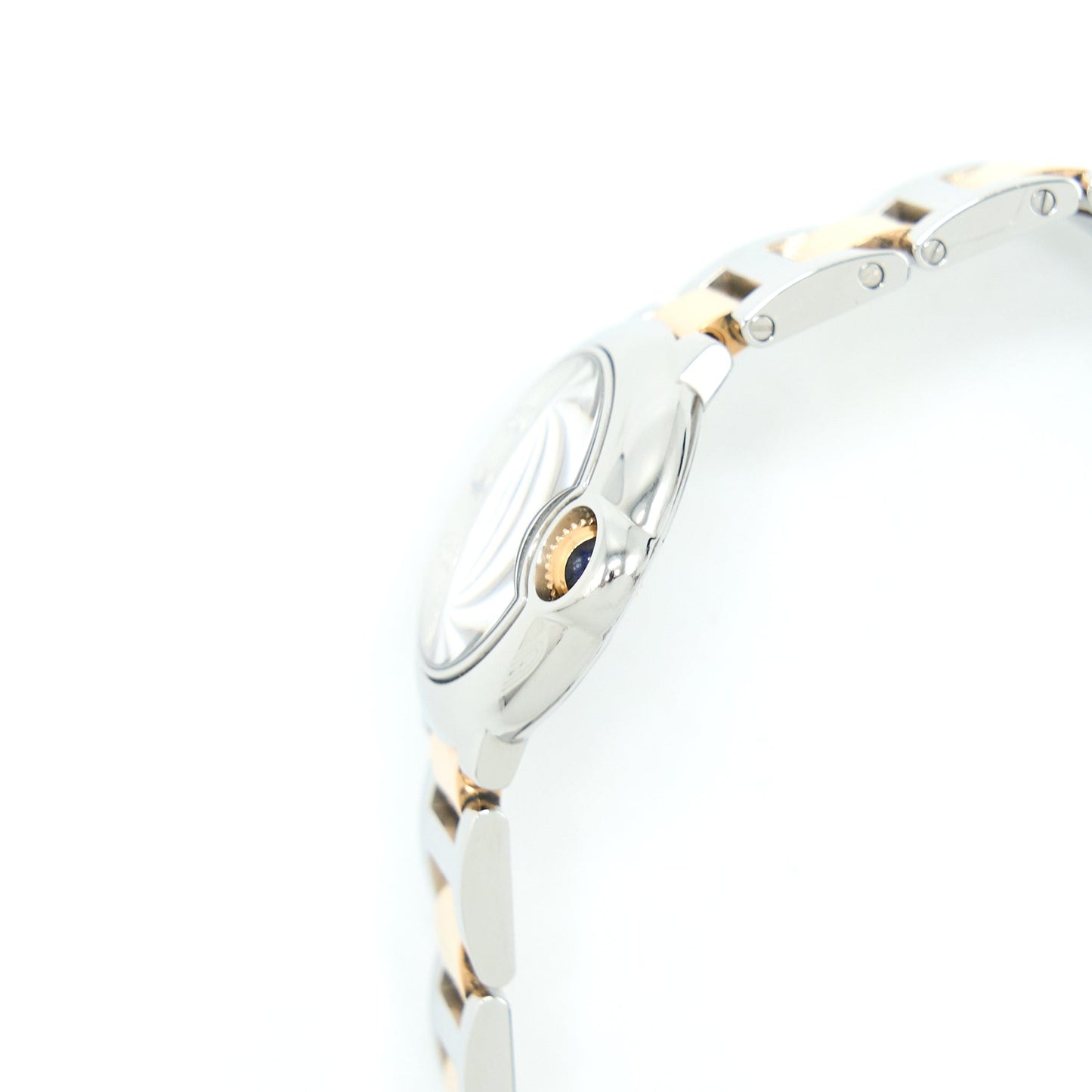 Cartier 28mm Ballon Bleu De Watch With Diamonds