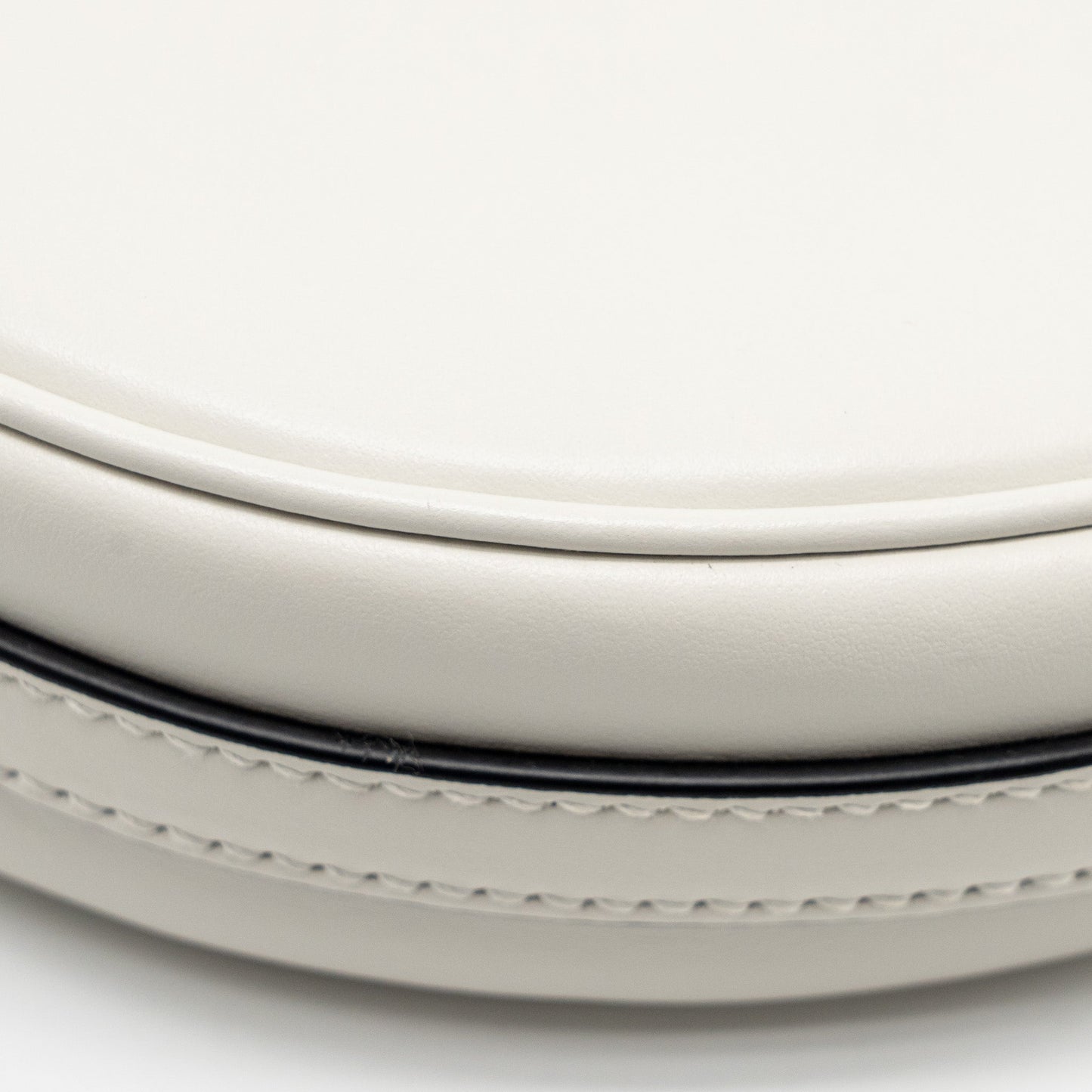 Prada Arqué Small Shoulder Bag Calfskin White GHW