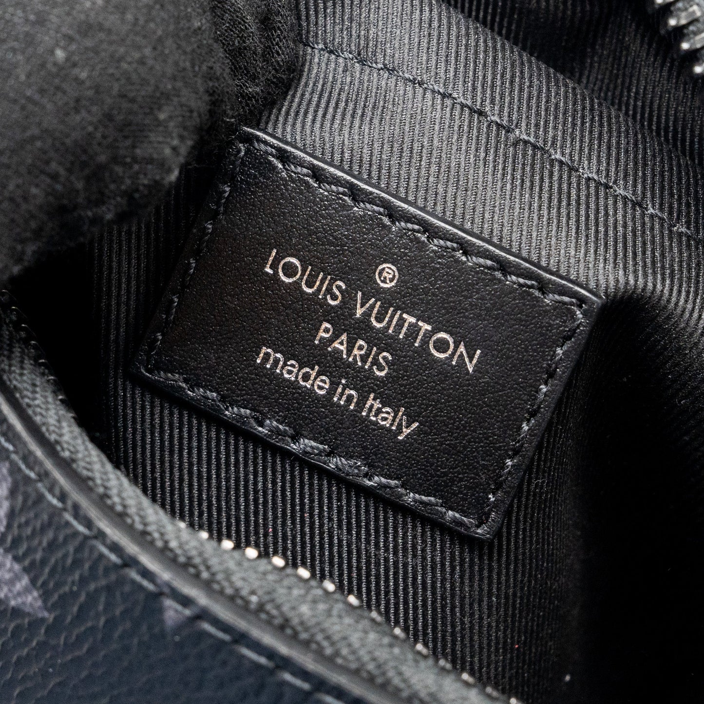 Louis Vuitton Mini Soft Trunk monogram eclipse black hardware