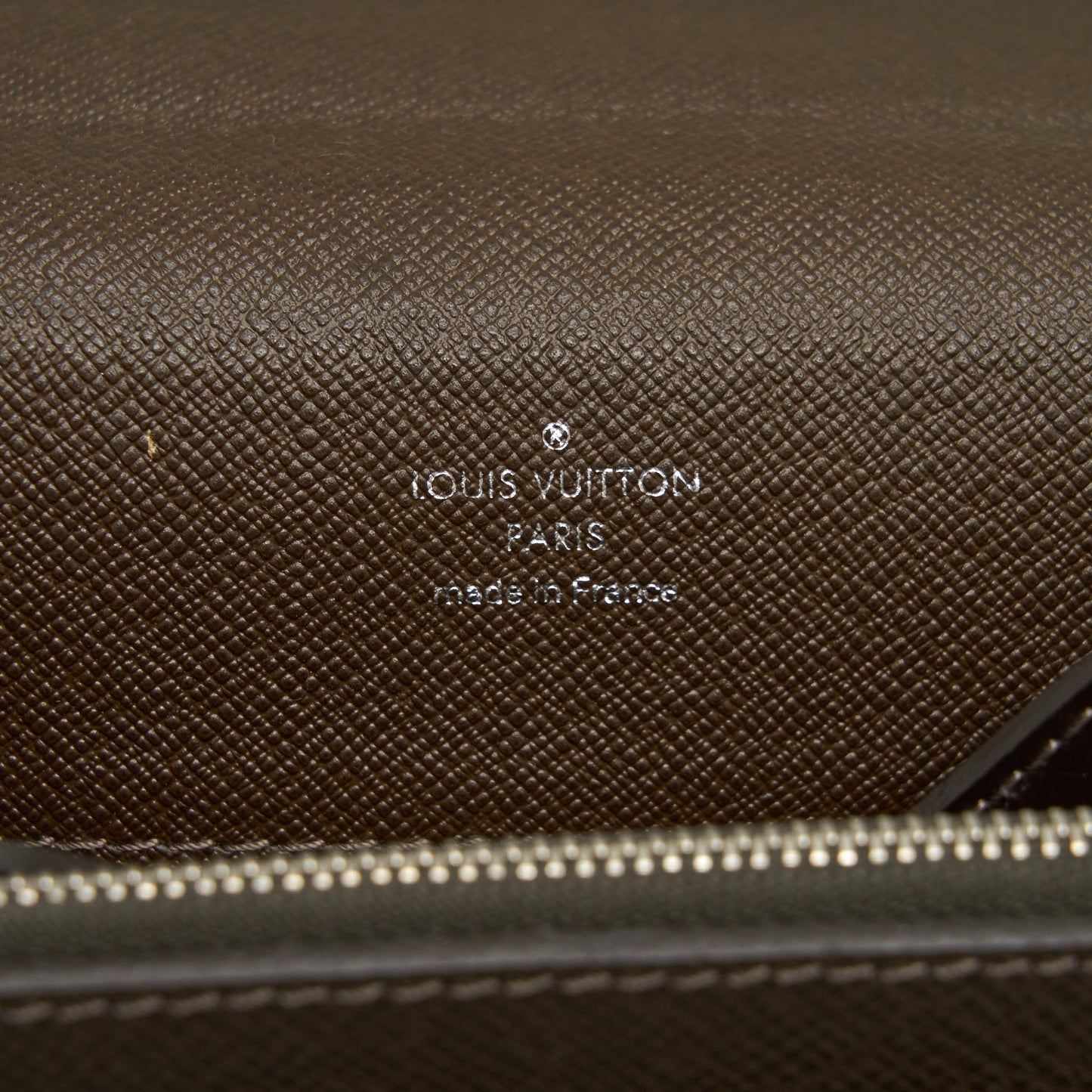 Louis Vuitton Vintage Briefcase Brown SHW