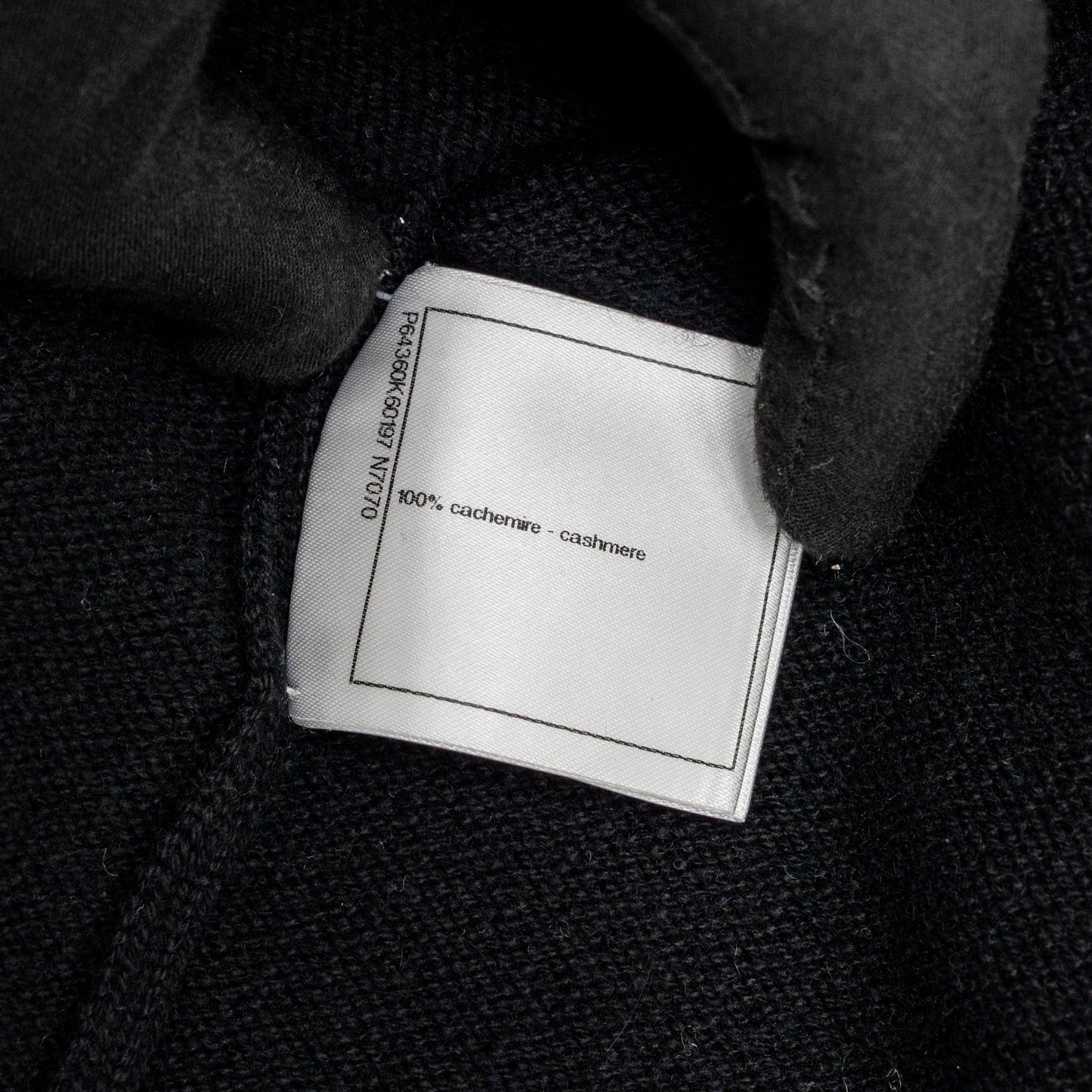 Chanel size 34 20S cardigan cashmere black / pink