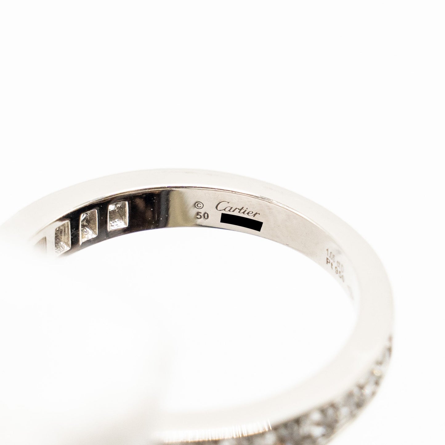 Cartier Size 50 Solitaire Platinum 1895 Ring 1.05CT G Color VVS2 Platinum Diamonds