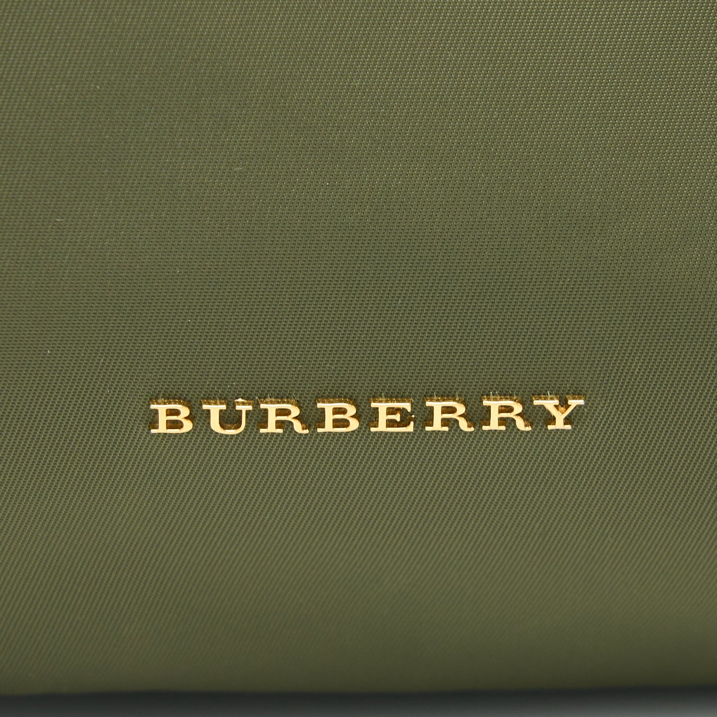 Burberry Medium Rucksack Backpack Nylon Olive Green GHW