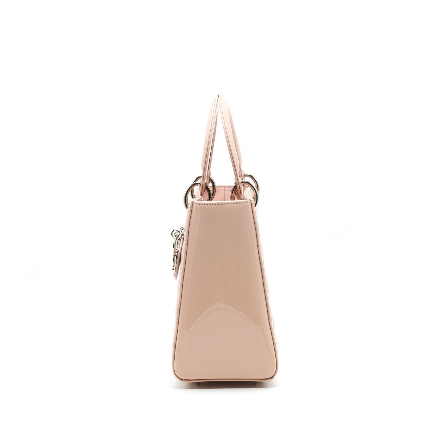 Luxury Dior Lady Luxury Dior Medium patent Leather pink with SHW