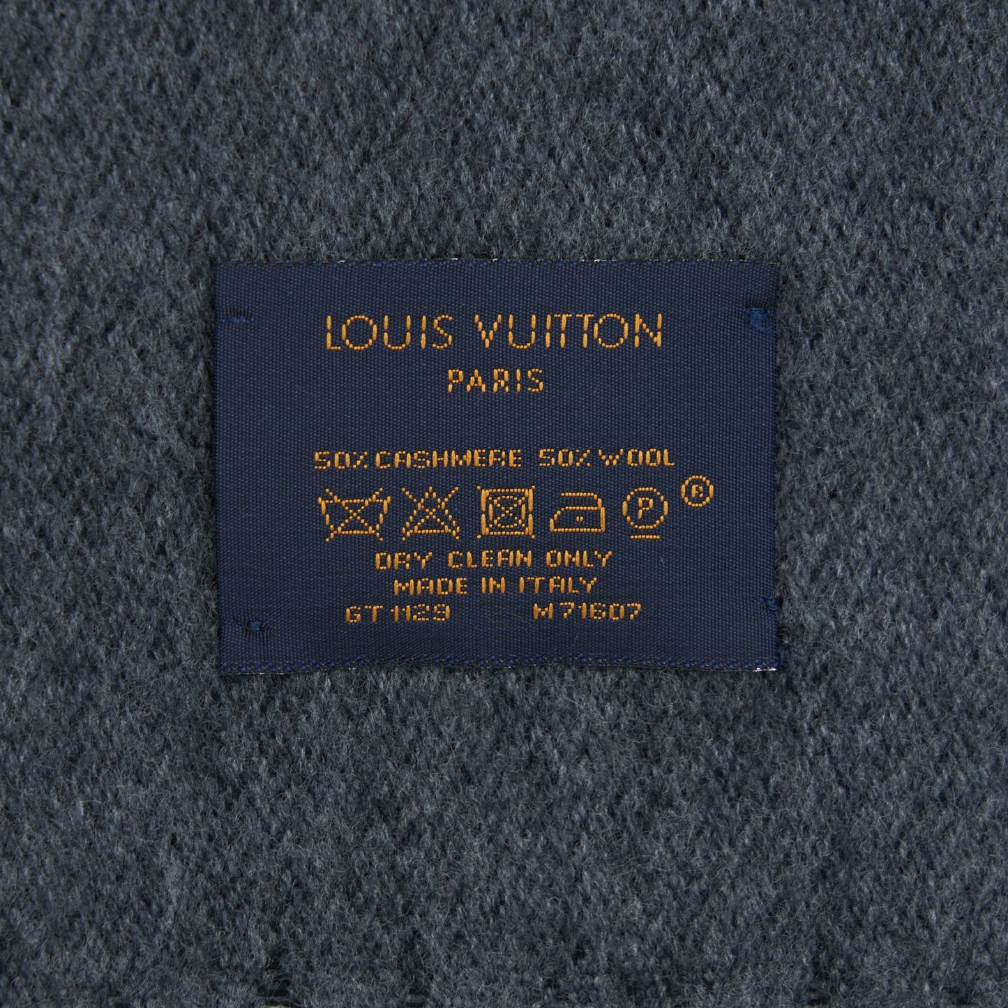 Louis Vuitton Monogram Scarf Black/Grey