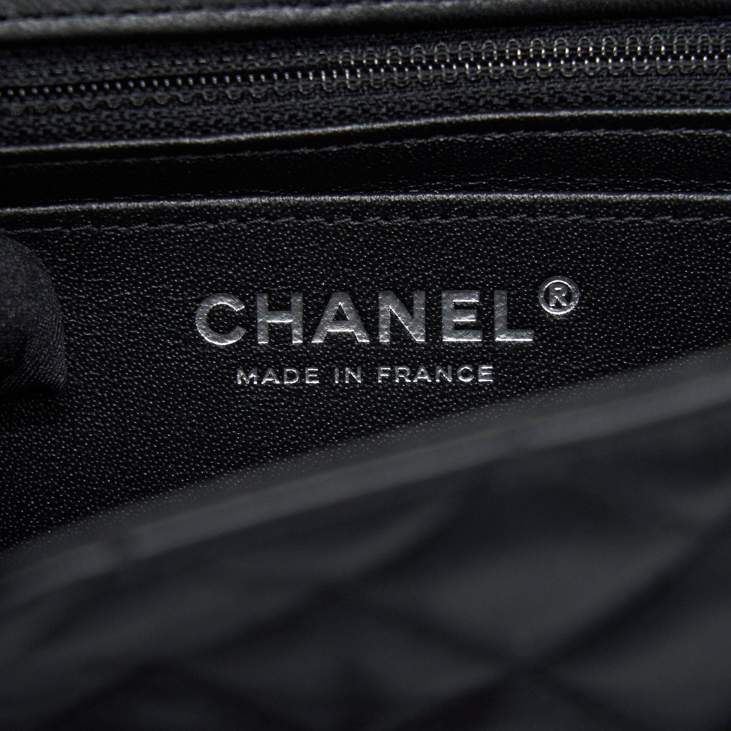 Chanel Mini Rectangular Lambskin black so black
