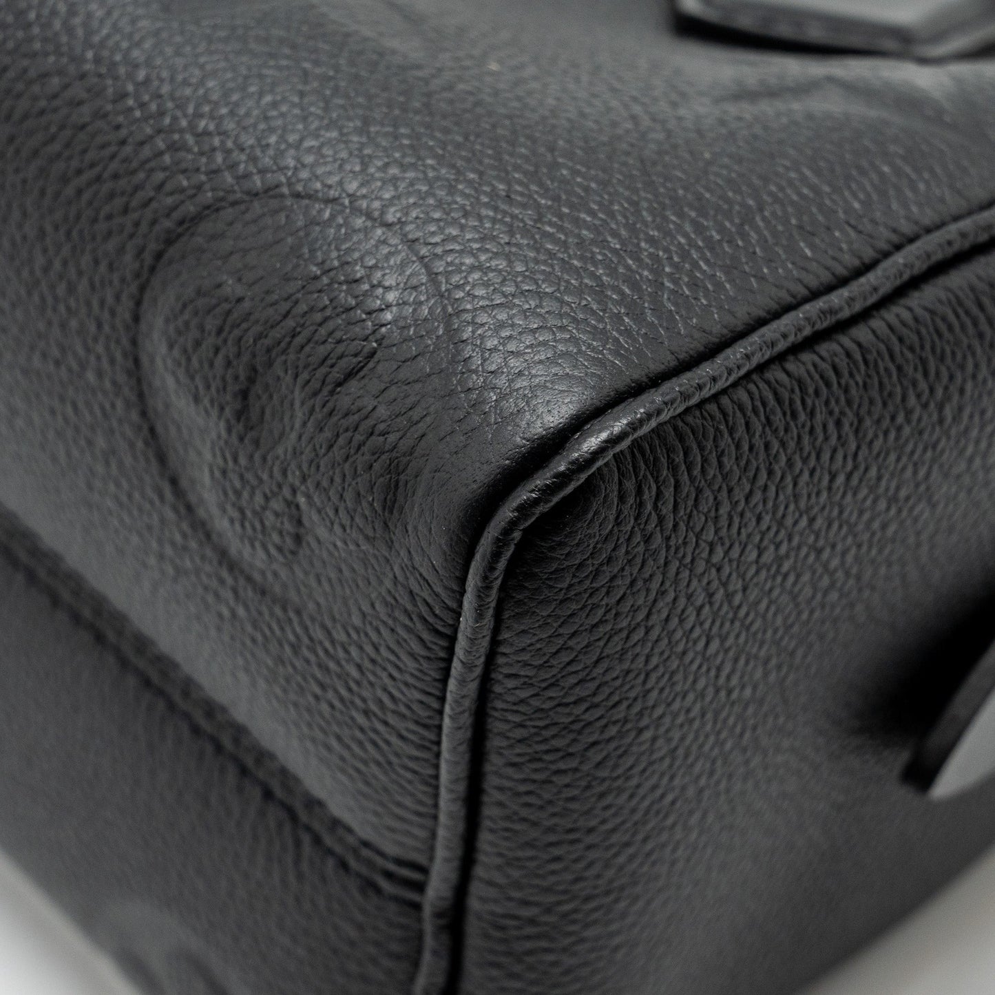 Louis Vuitton Speedy 20 Bandouliere Monogram Empreinte Black GHW