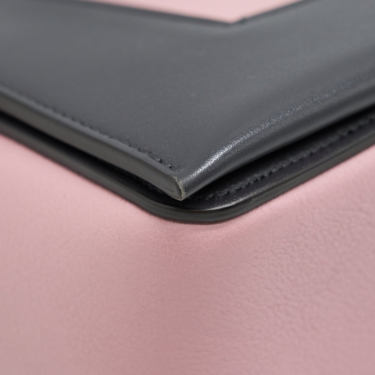 Celine Frame Shoulder Bag light Purple/ Dark Grey
