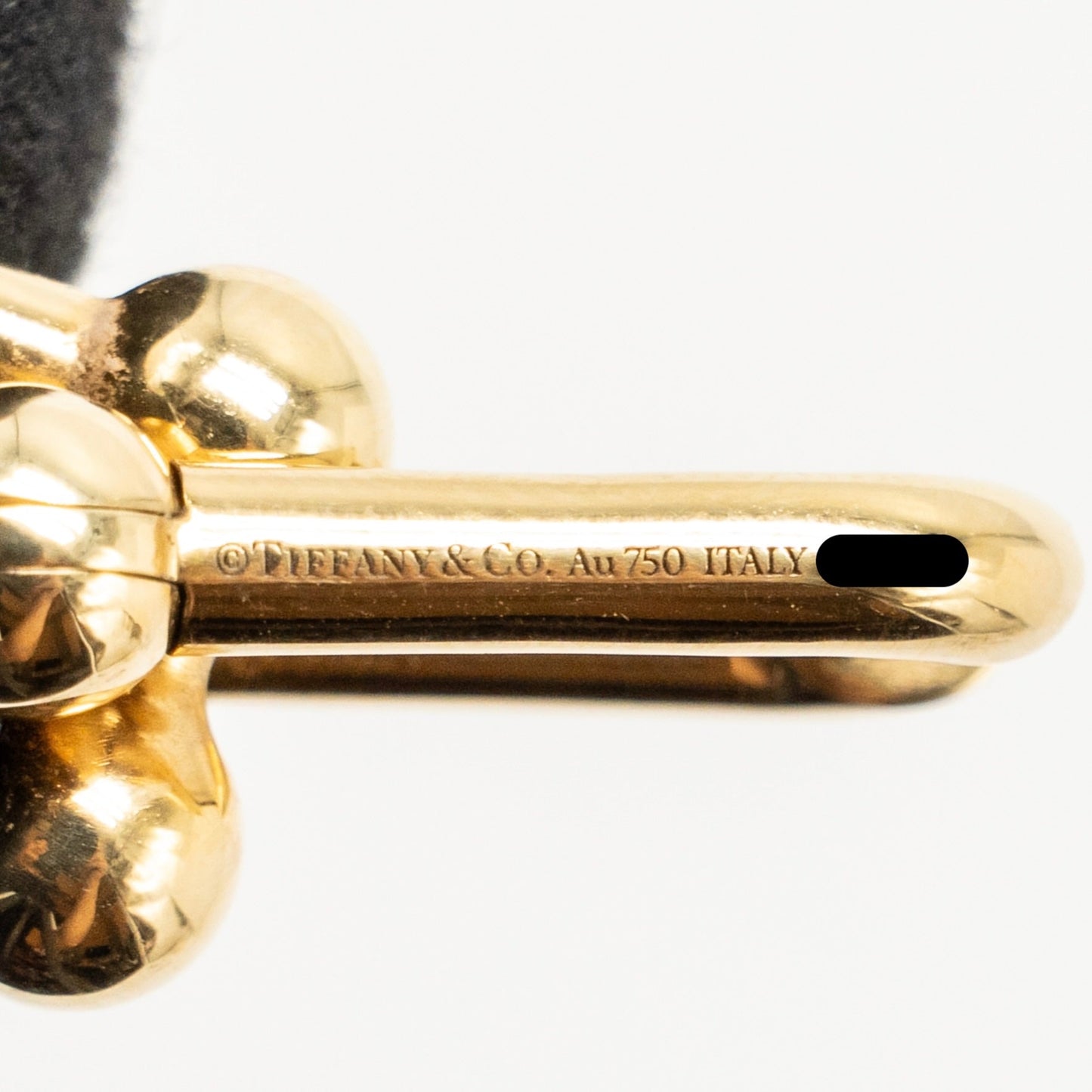Tiffany Hardware Large Link Earrings Yellow Gold