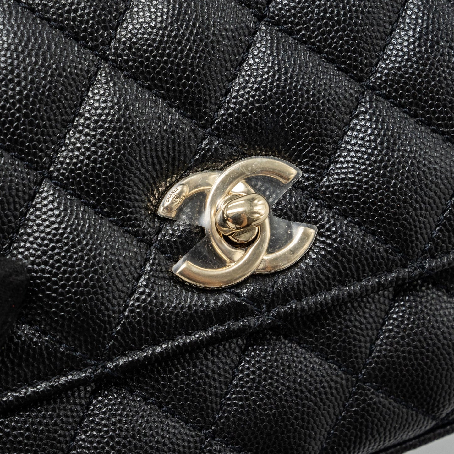 Chanel Coco Handle Extra Mini Caviar Black LGHW(Microchip)